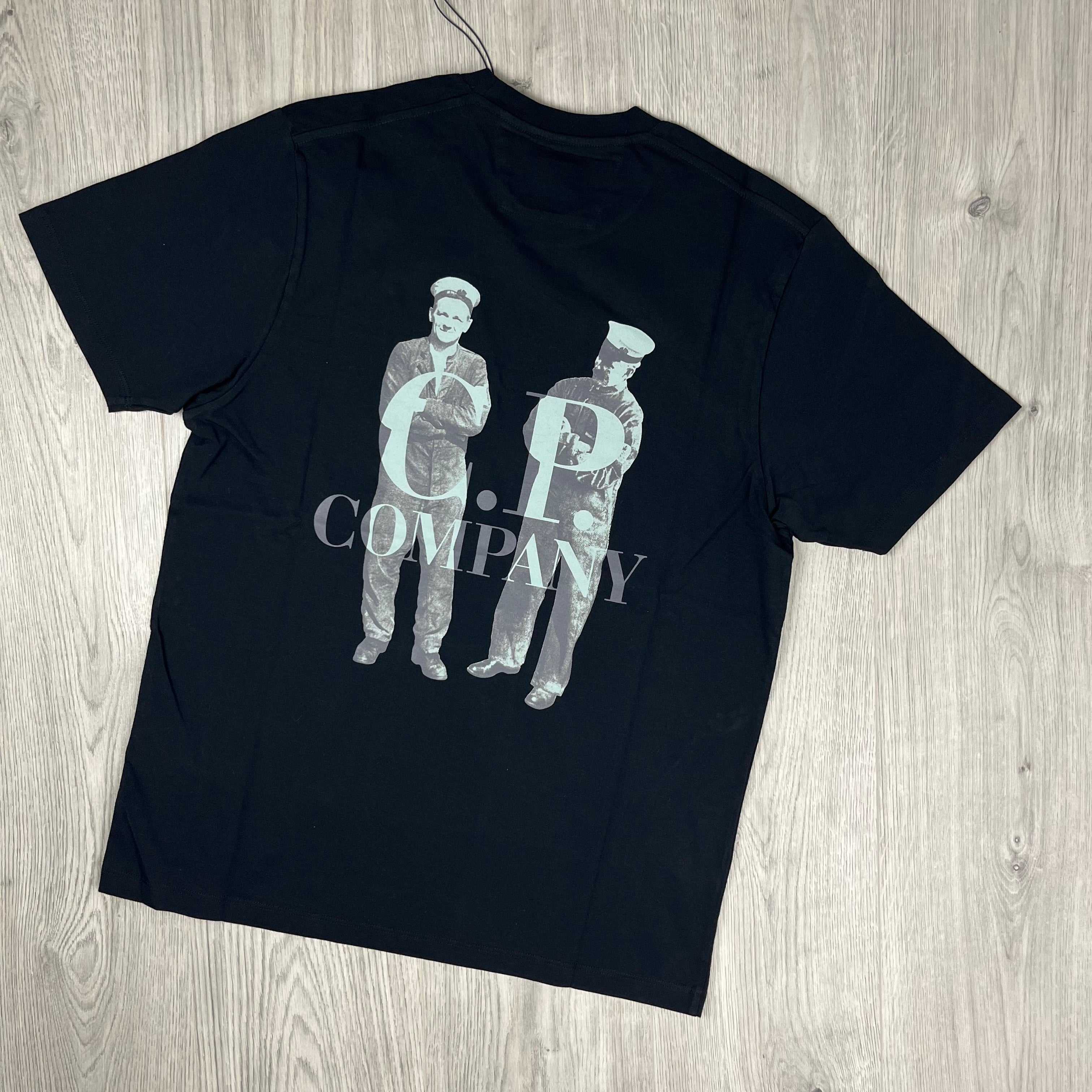 CP Company Sailor T-Shirt - Black Ironleague