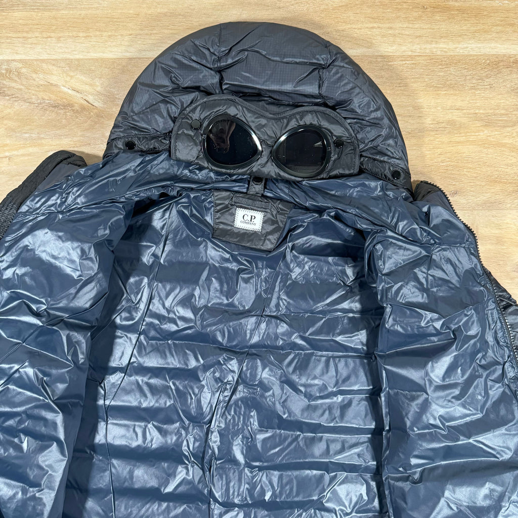 CP Company DD Shell Goggle Down Jacket in Navy Ironleague