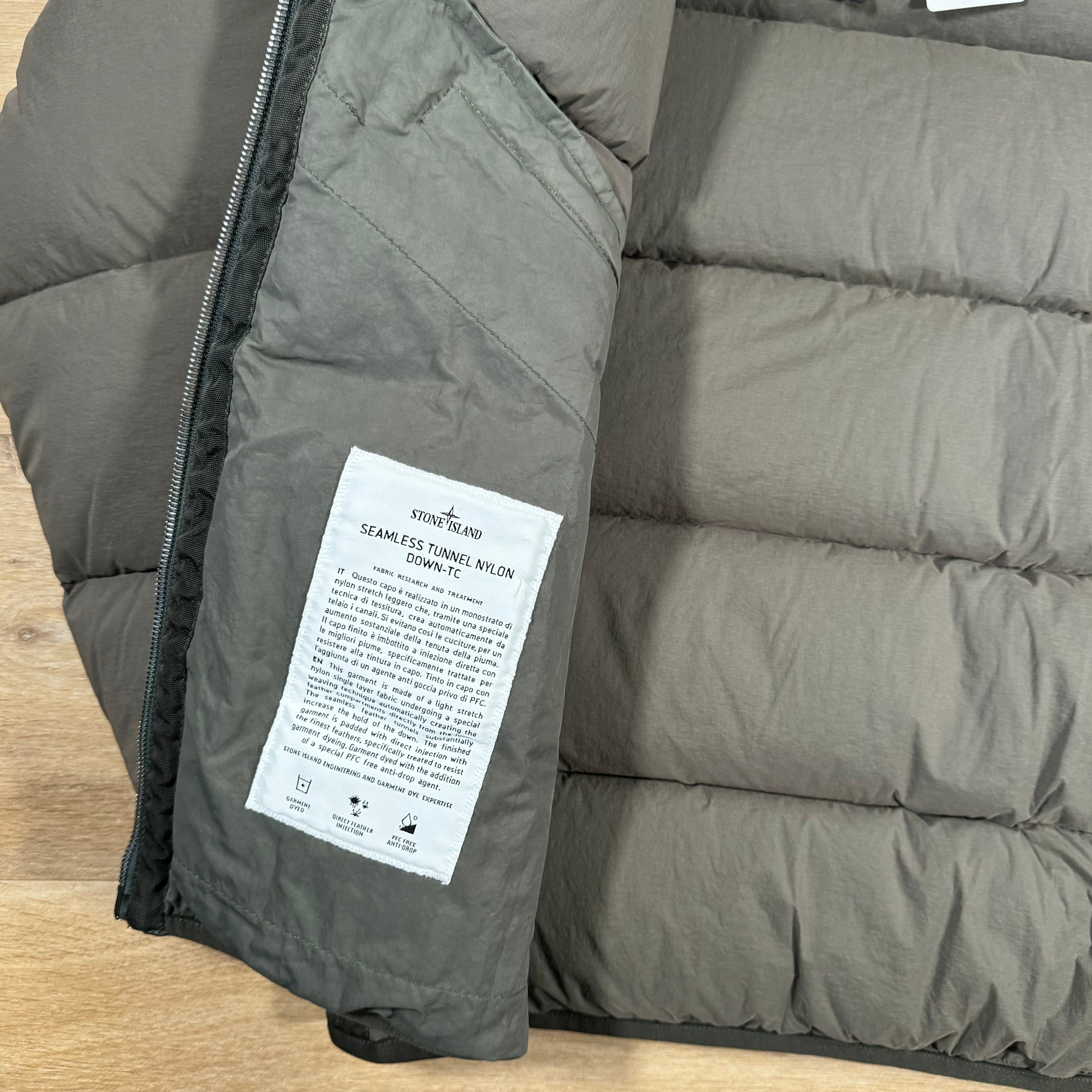 Stone Island Seamless Tunnel Down-TC Jacket in Walnut Brown Ironleague