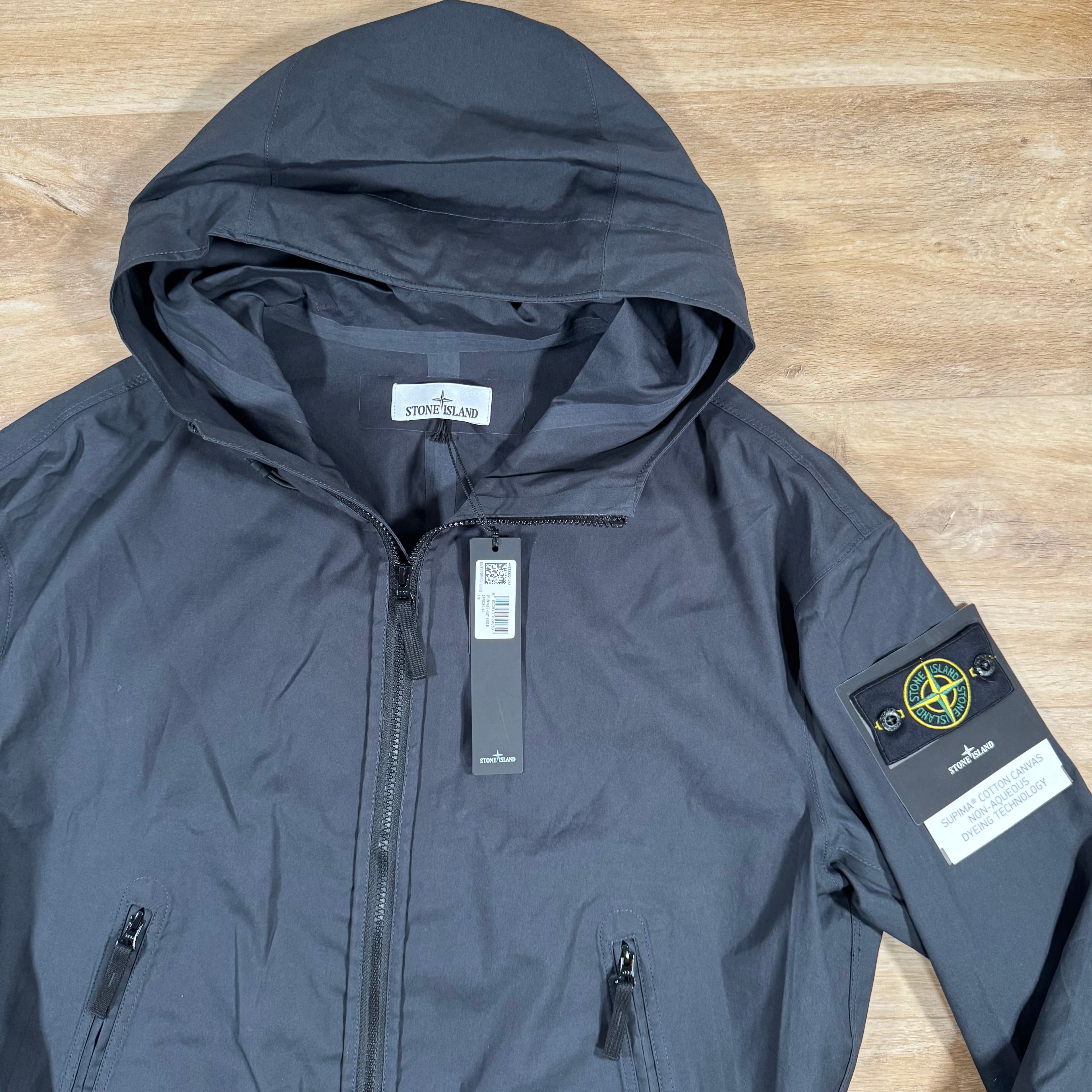 Stone Island Supima Canvas Jacket in Navy Ironleague
