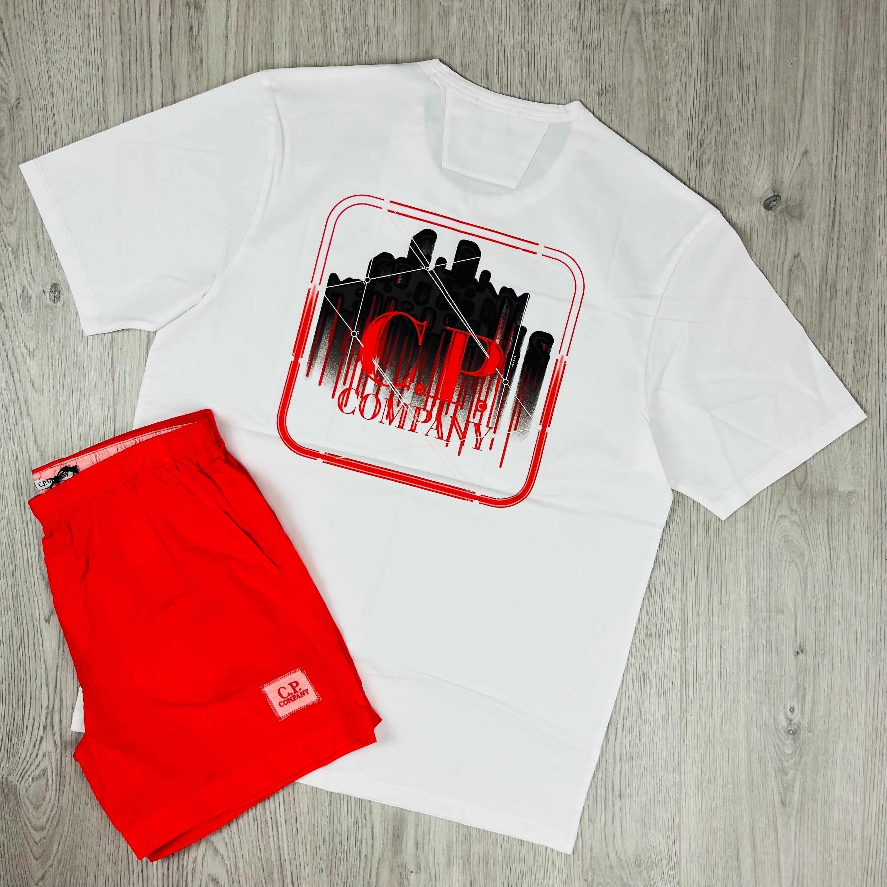 CP Company Holiday Set - White/Poinciana Ironleague