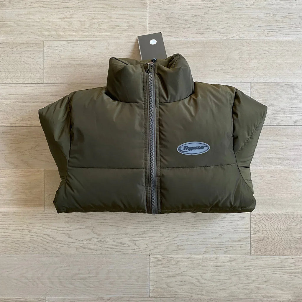 Trapstar Puffer Jacket - Olive Green Ironleague