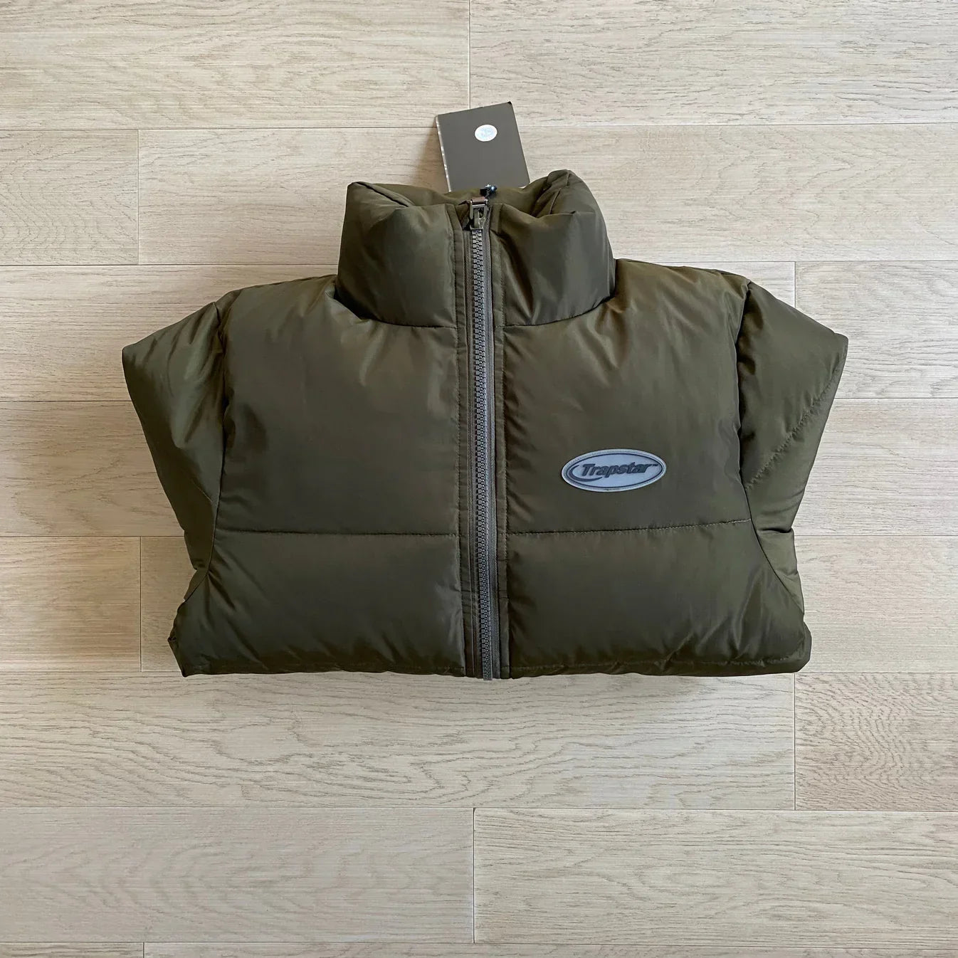 Trapstar Puffer Jacket - Olive Green Ironleague