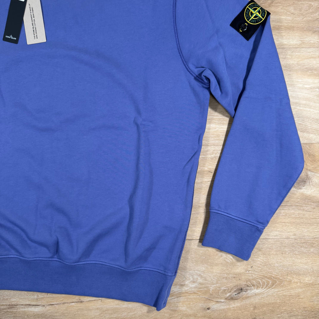 Stone Island Organic Cotton Fleece Sweatshirt in Lavender Ironleague