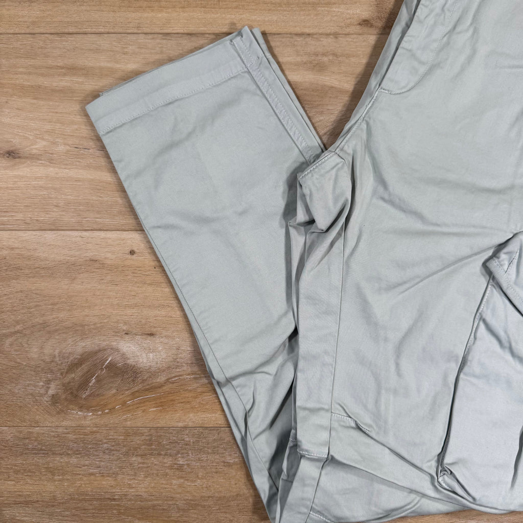 CP Company Stretch Sateen Utility Cargo Lens Pants in Blue Fox - Grey Ironleague