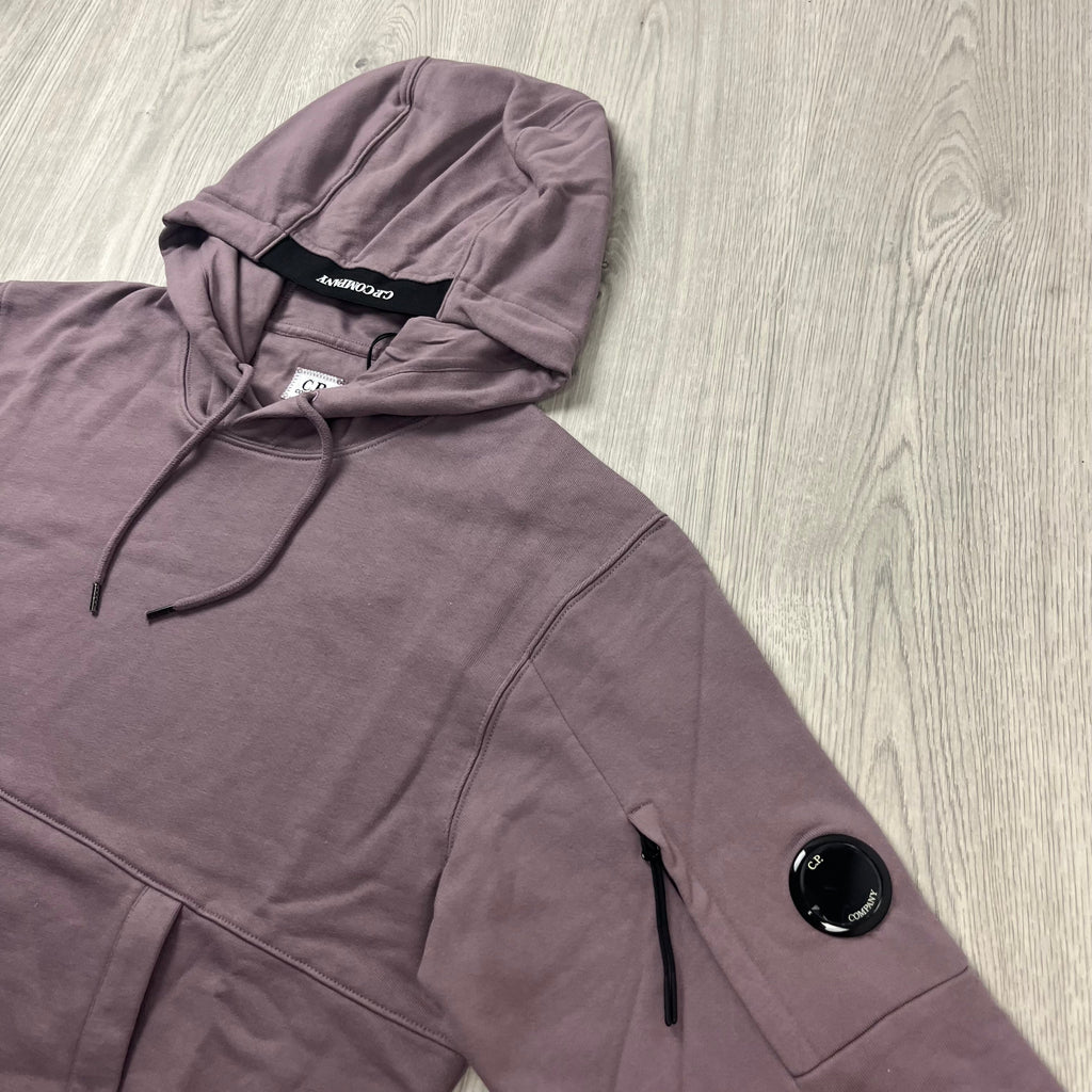 CP Company Raised Fleece Hoodie - Dove Ironleague