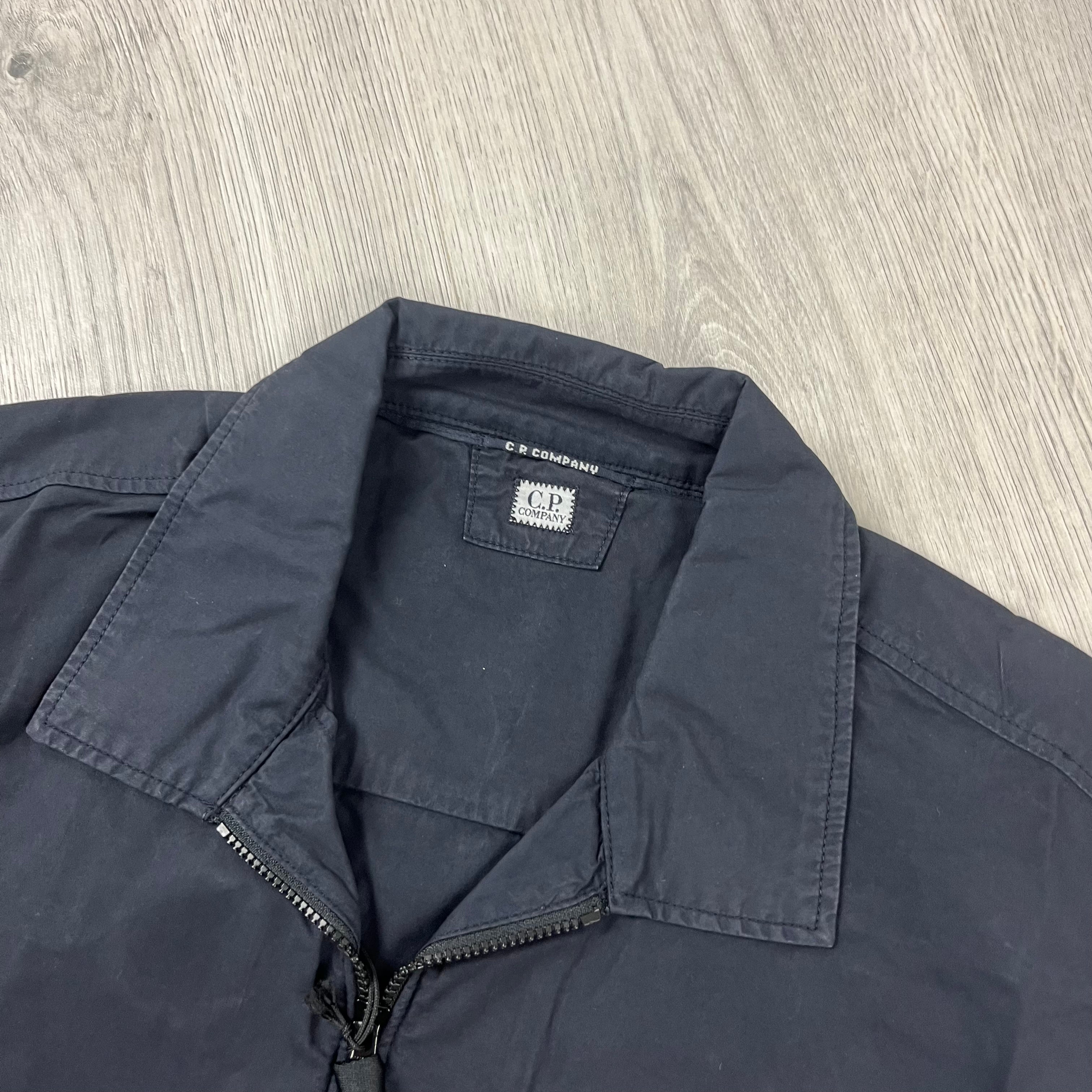 CP Company Zip Overshirt - Navy Ironleague