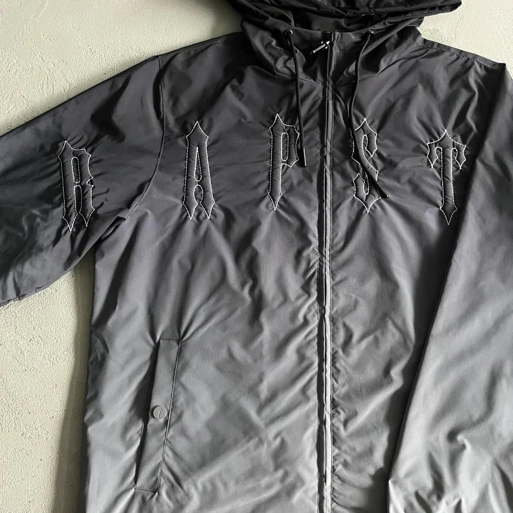 Trapstar Outline Arch Windbreaker - Black Ironleague