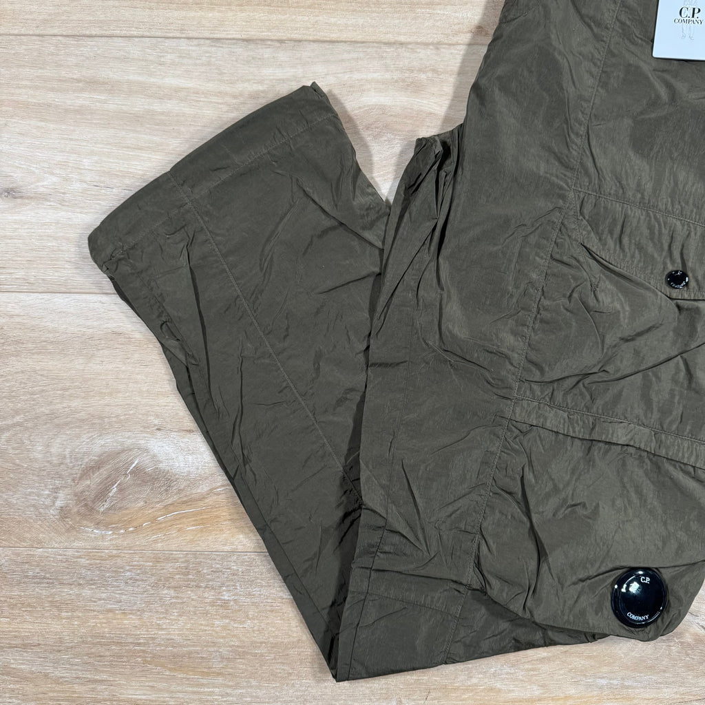 CP Company Chrome-R Cargo Lens Pants in Ivy Green Ironleague