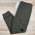 CP Company Diagonal Raised Lens Sweatpants in Ivy Green Ironleague