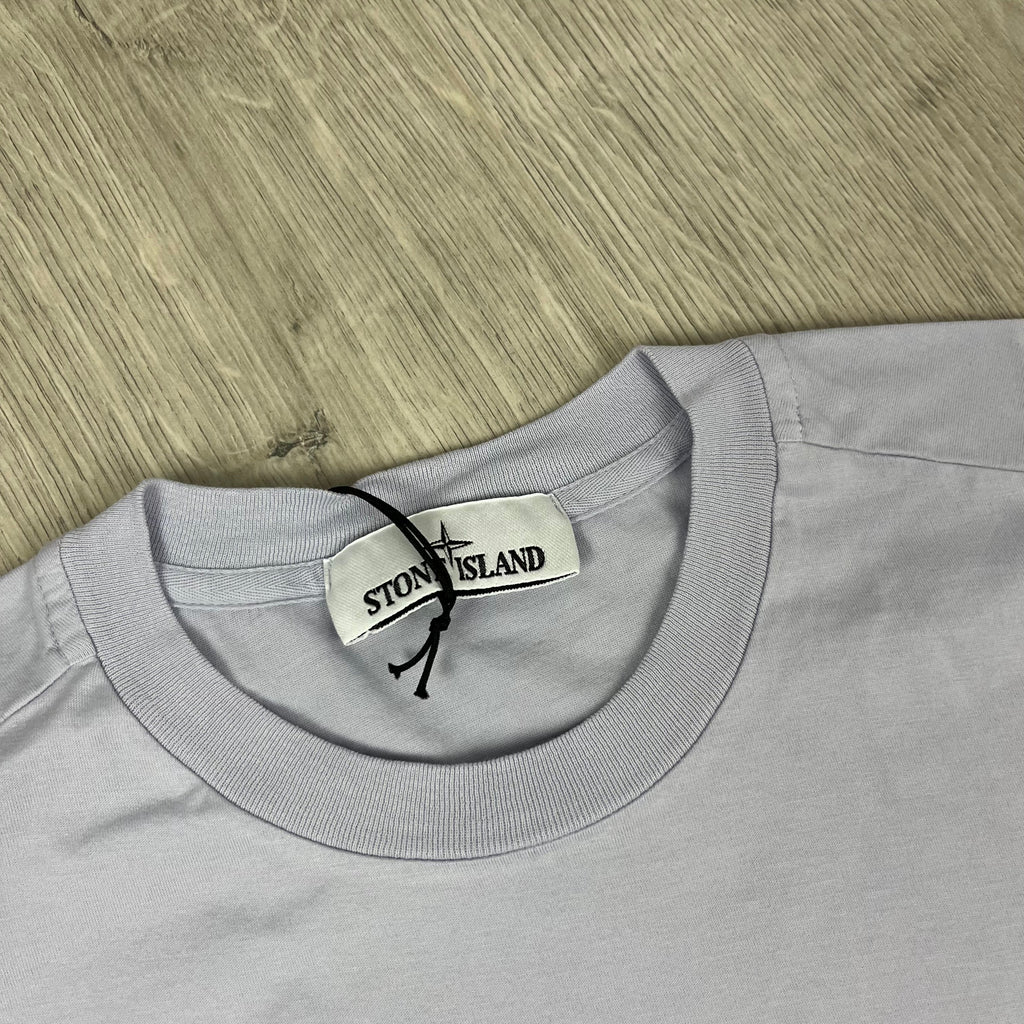 Stone Island Patch T-Shirt - Lilac Ironleague