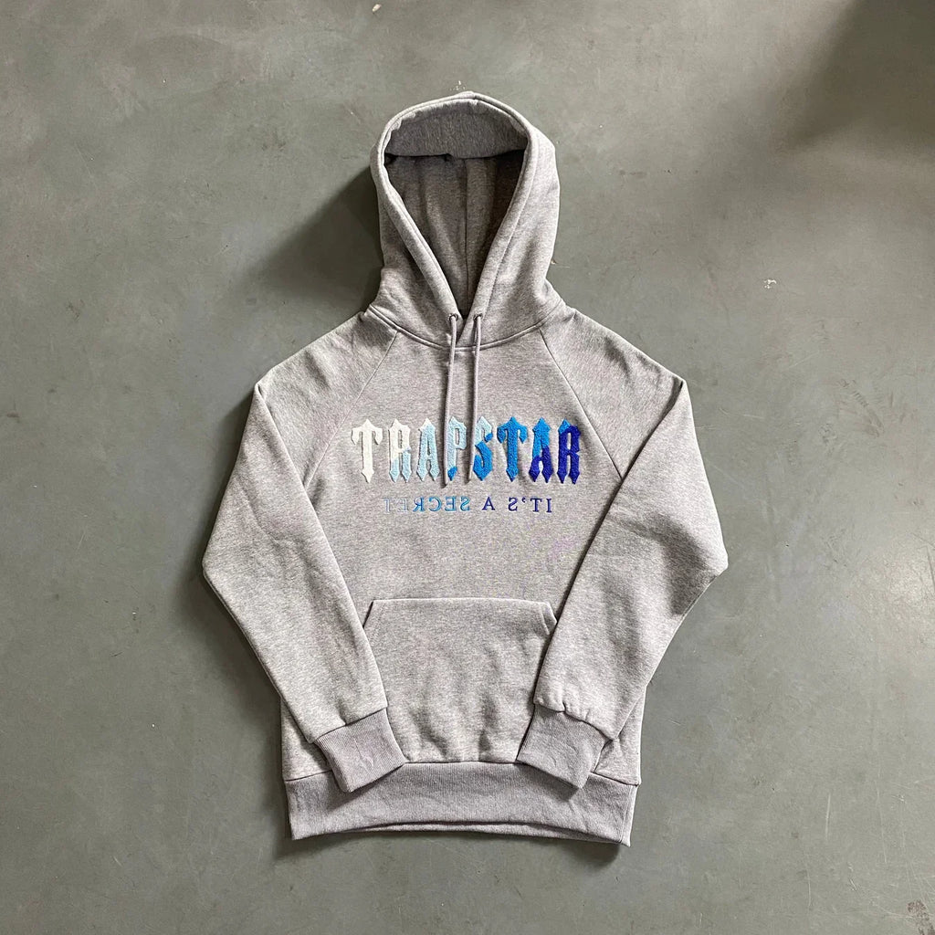 Trapstar Chenille Decoded Tracksuit Ice Flavours - Black/Grey Ironleague
