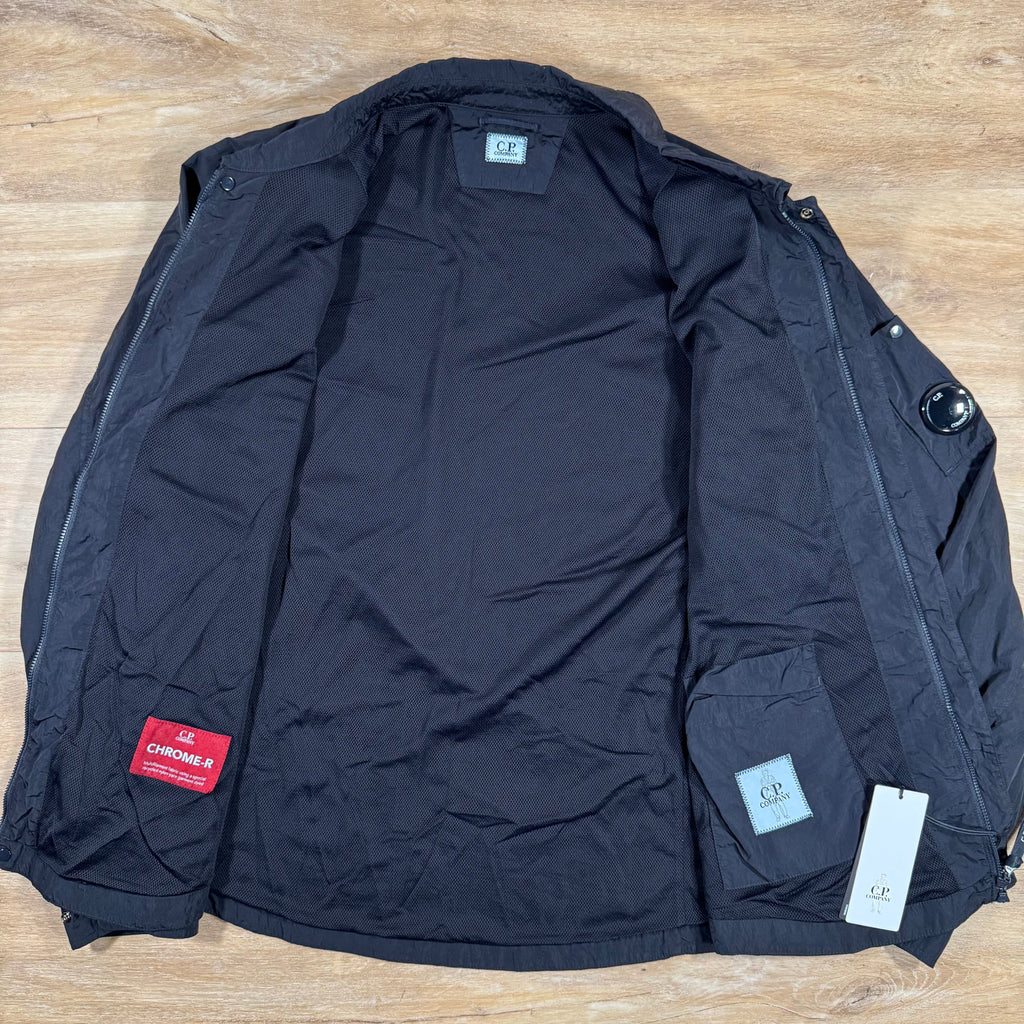 CP Company Chrome-R Lens Overshirt in Navy Ironleague