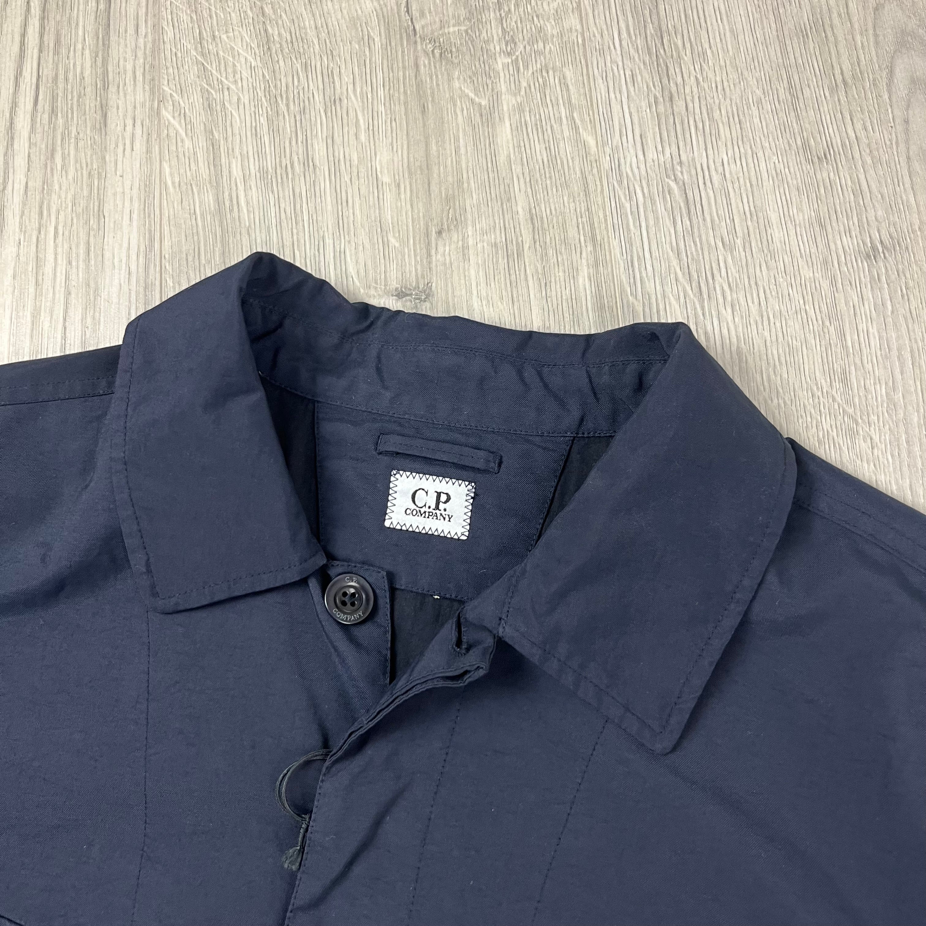 CP Company Taylon-P Overshirt - Navy Ironleague