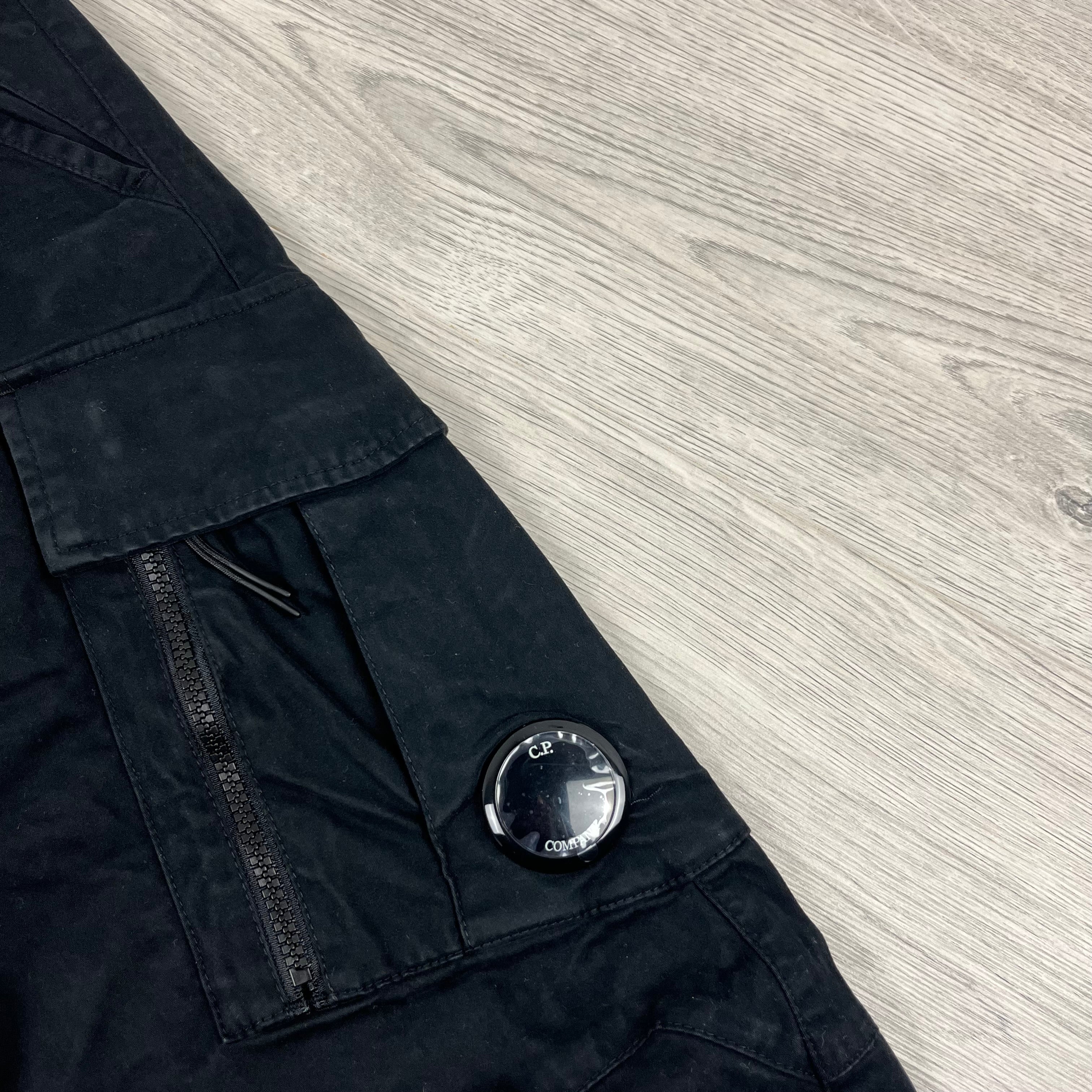 CP Company Cargo Trousers - Black Ironleague