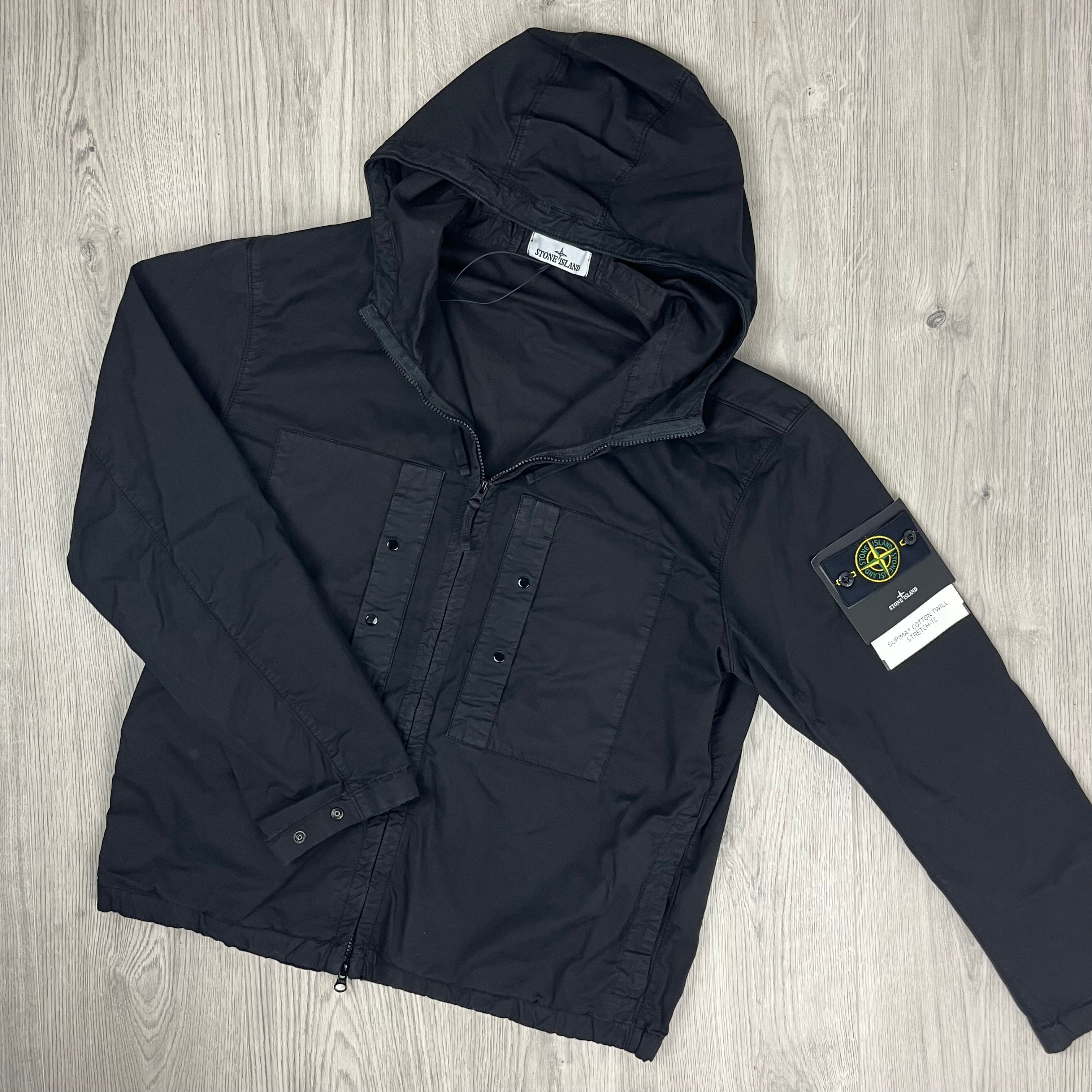 Stone Island Supima Jacket - Black Ironleague