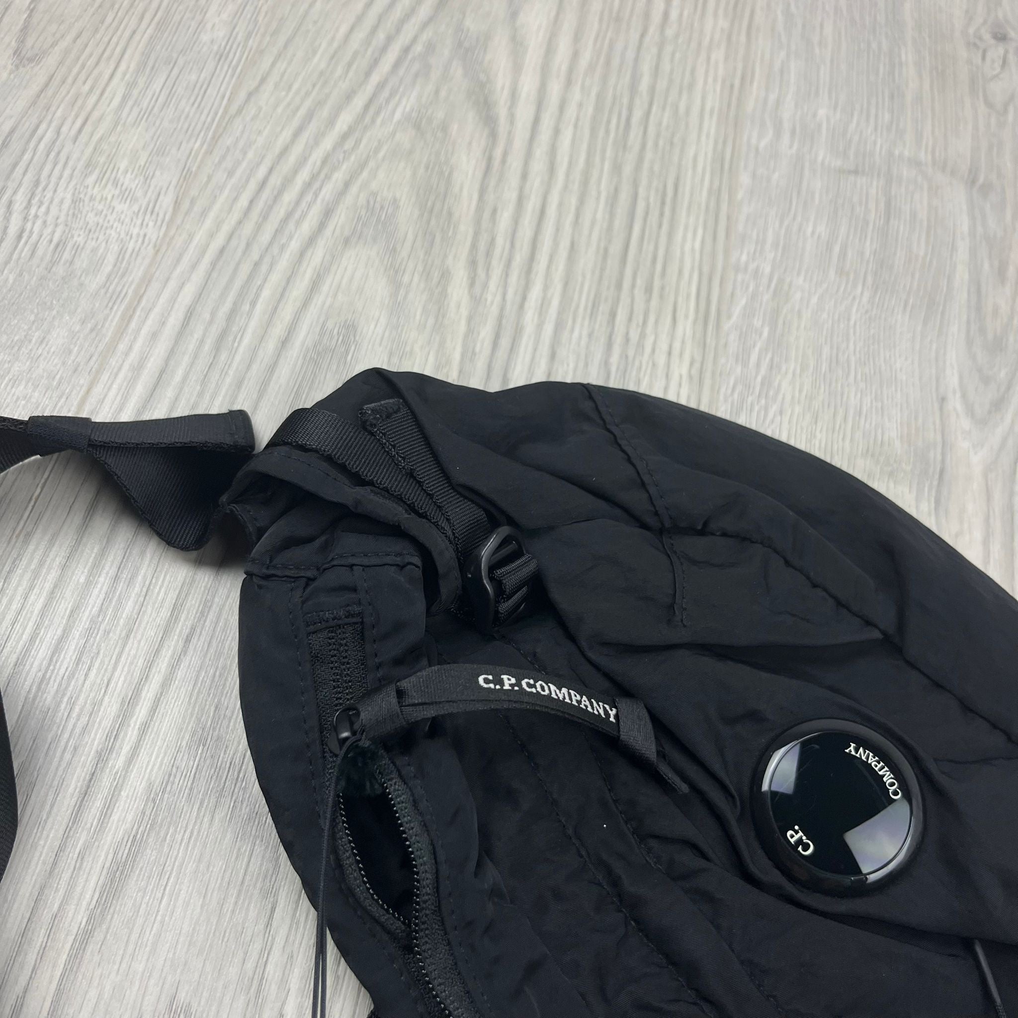 CP Company Zip Chrome Bag - Black Ironleague