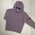 CP Company Raised Fleece Hoodie - Dove Ironleague