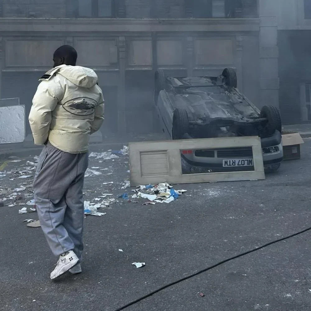 Corteiz Bolo B.I.G Jacket - Cream Ironleague