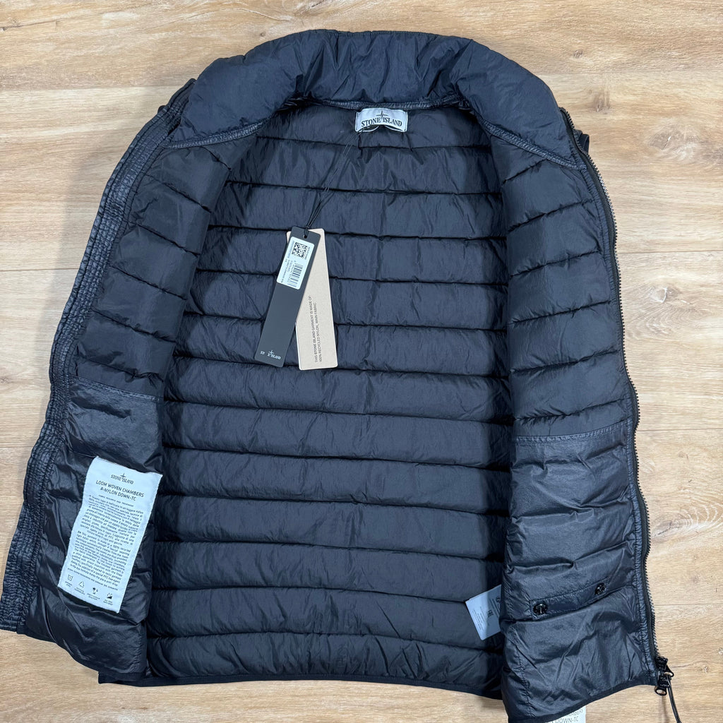 Stone Island Nylon Down-TC Vest in Navy Ironleague