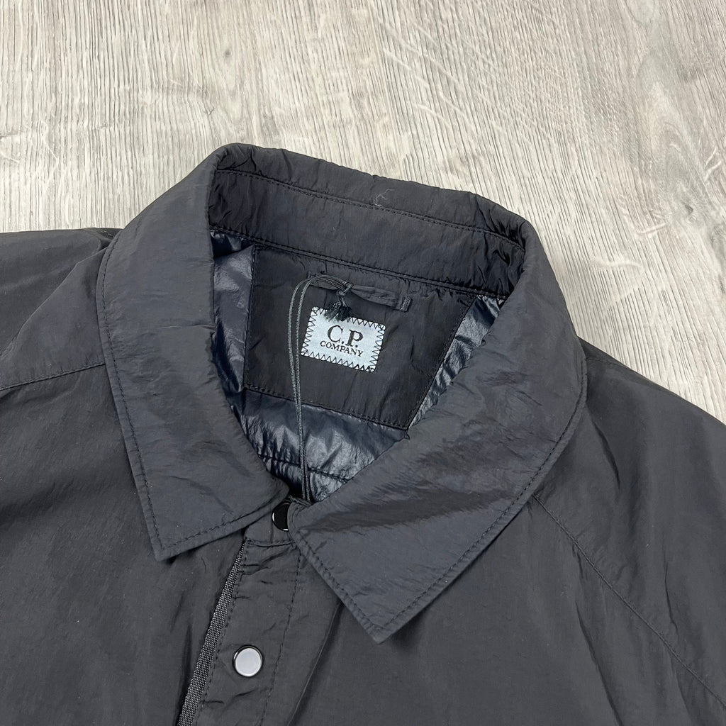 CP Company Padded Overshirt - Black Ironleague