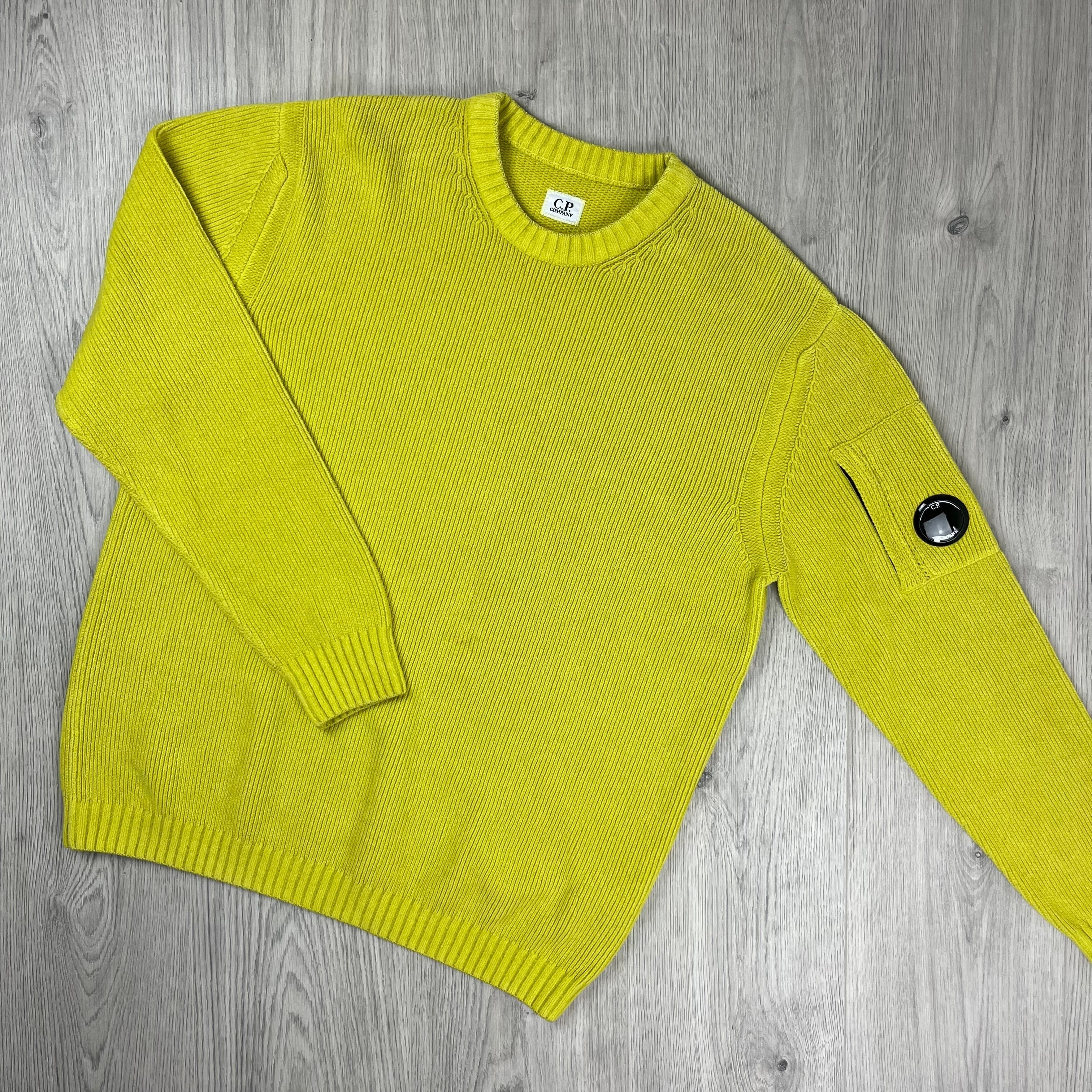 CP Company Chenille Sweatshirt - Green Sheen Ironleague