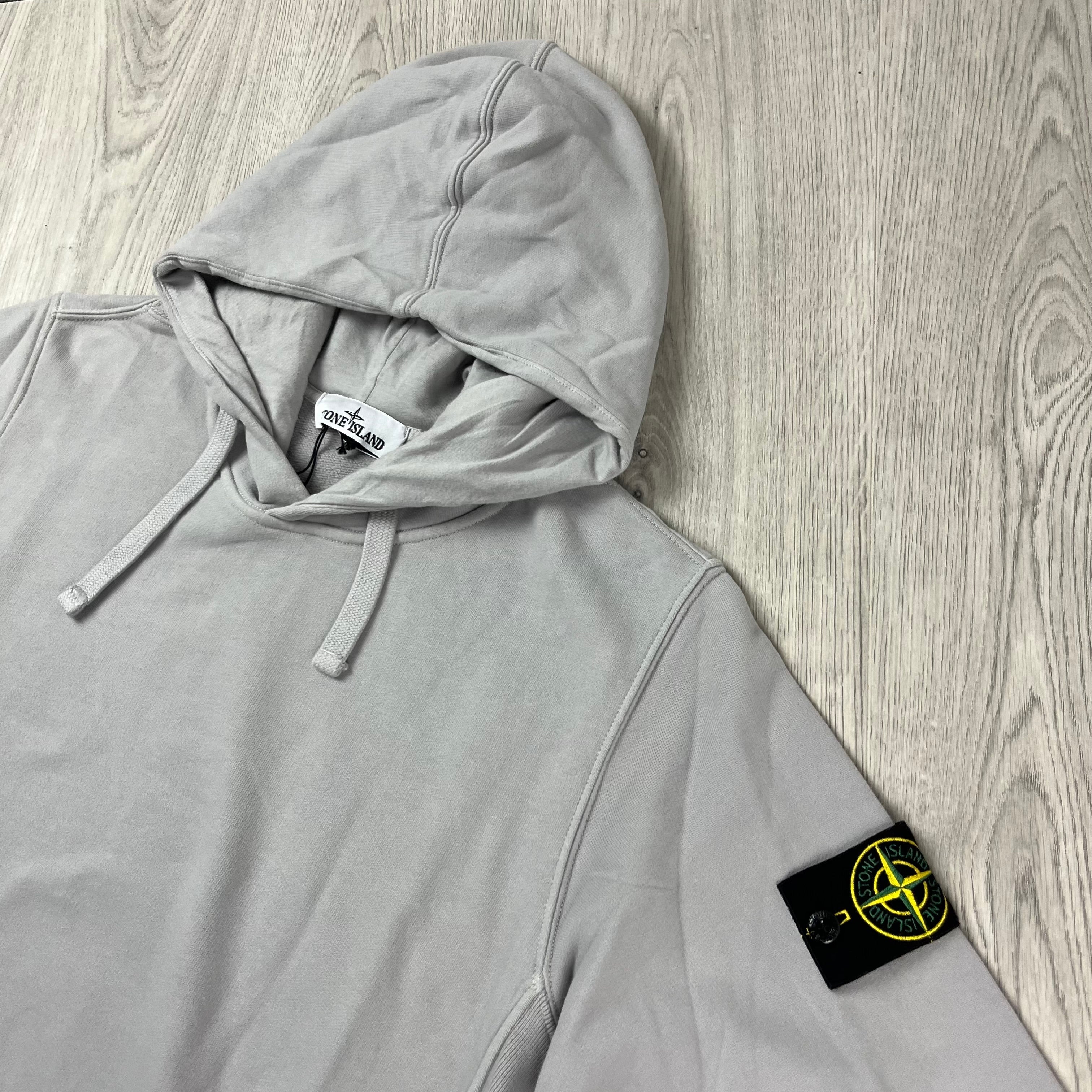 Stone Island Dyed Hoodie - Grey Ironleague