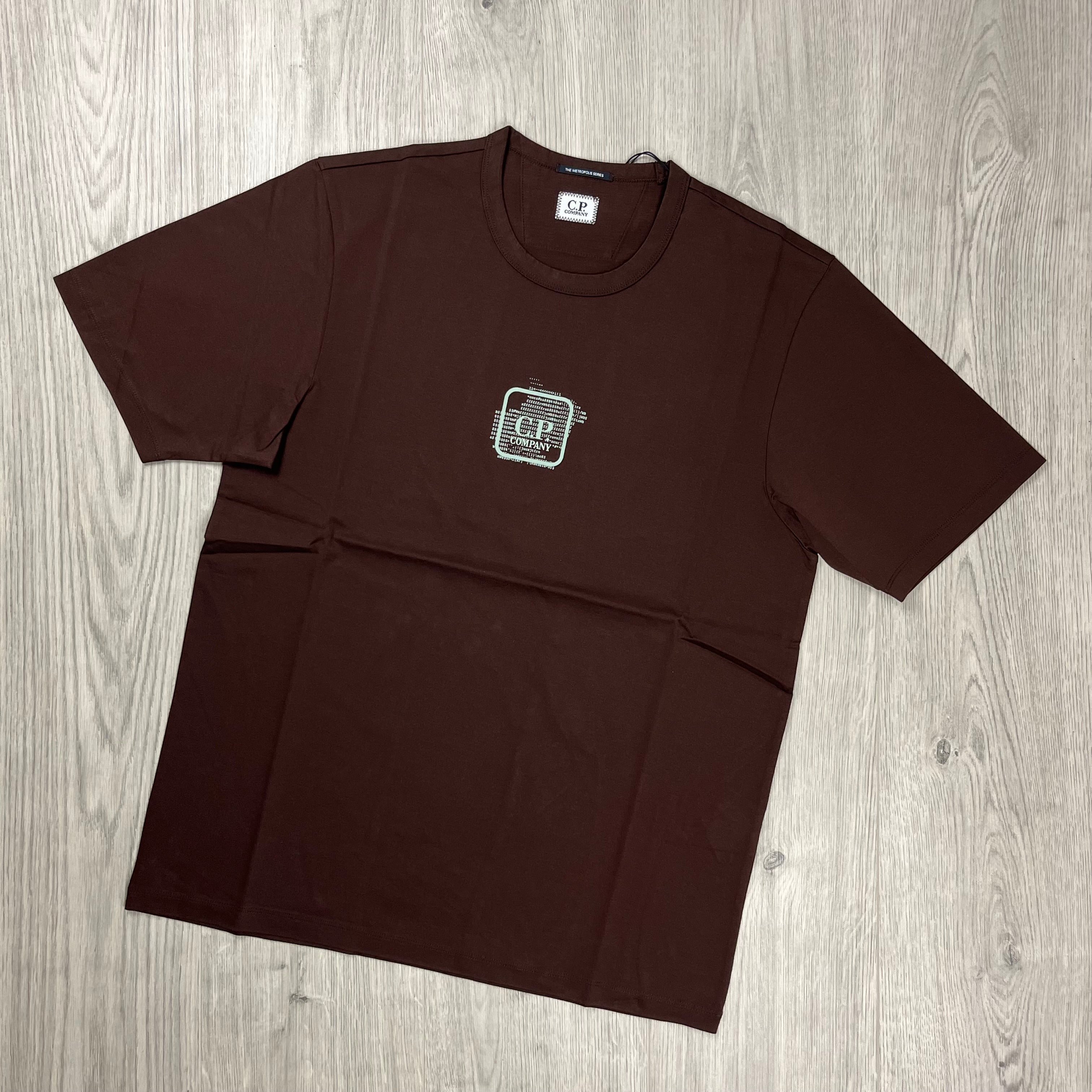 CP Company Metropolis T-Shirt - Rum Raisin Ironleague