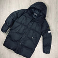 Stone Island Crinkle Reps Down Jacket - Black Ironleague