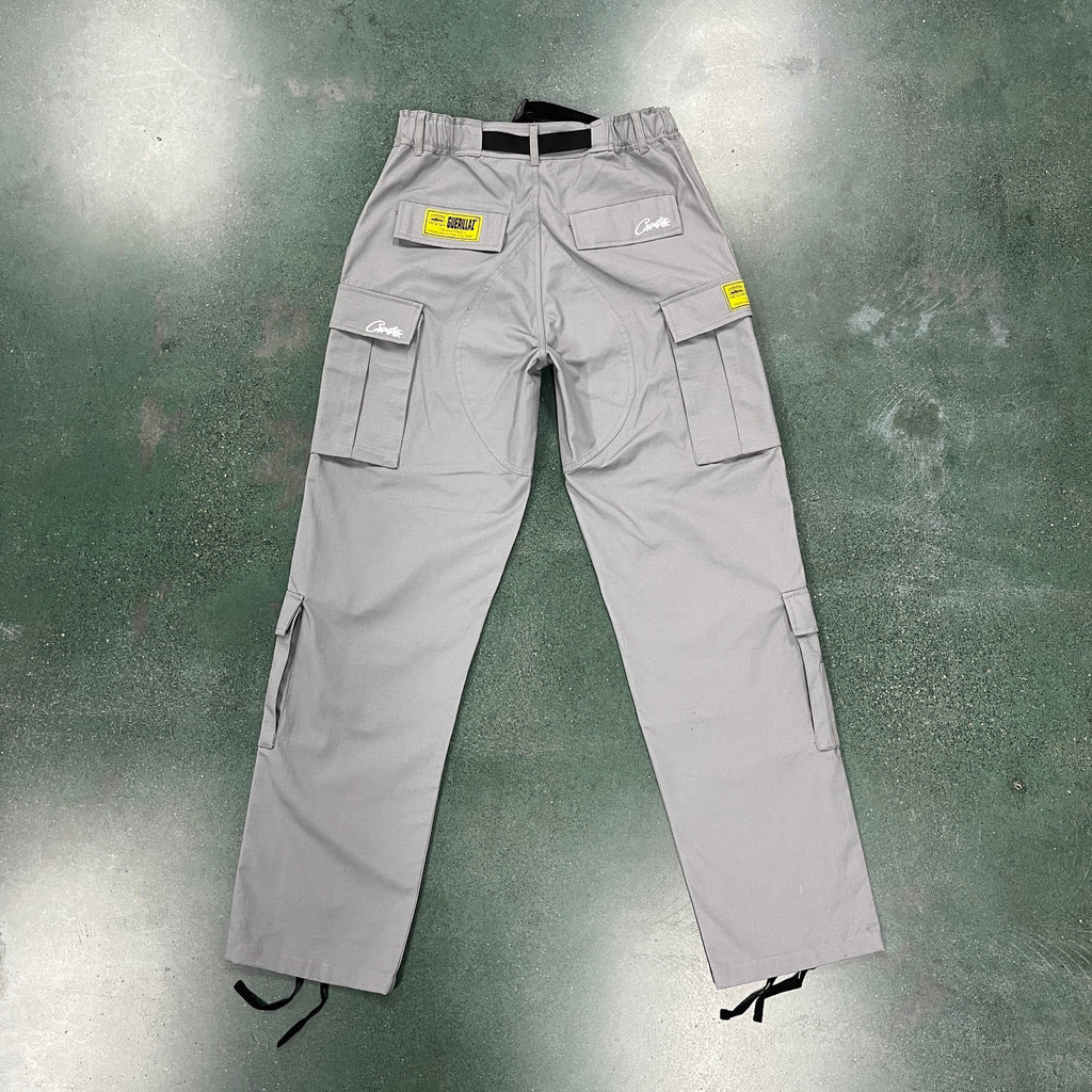 Corteiz Island Cargo Pants - Grey Ironleague