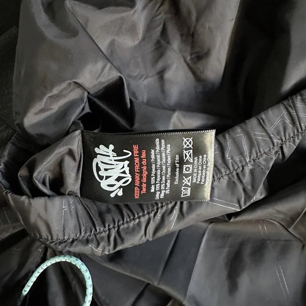 Syna Puffer Coat - Black/Blue Ironleague