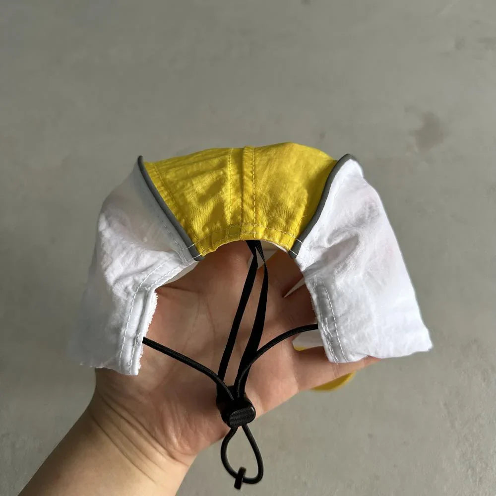 Corteiz Drawstring Cap - Yellow Ironleague