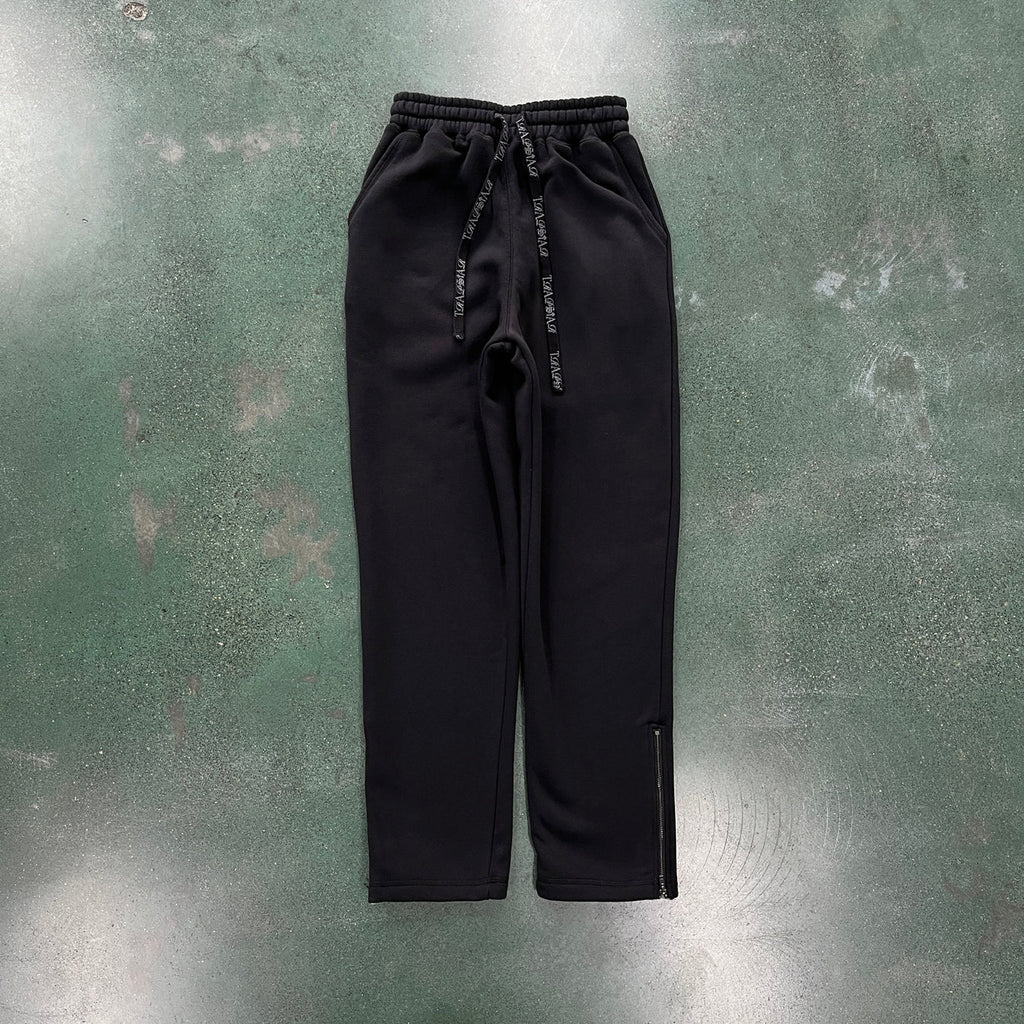 Trapstar Script Zip Through Tracksuit - Black Washed Ironleague