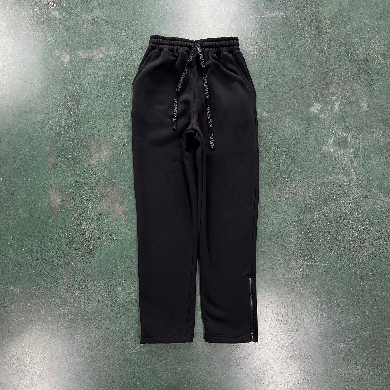 Trapstar Script Zip Through Tracksuit - Black Washed Ironleague
