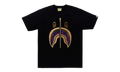 BAPE Color Camo Shark T-Shirt (SS24) Black / Purple PSTC138I