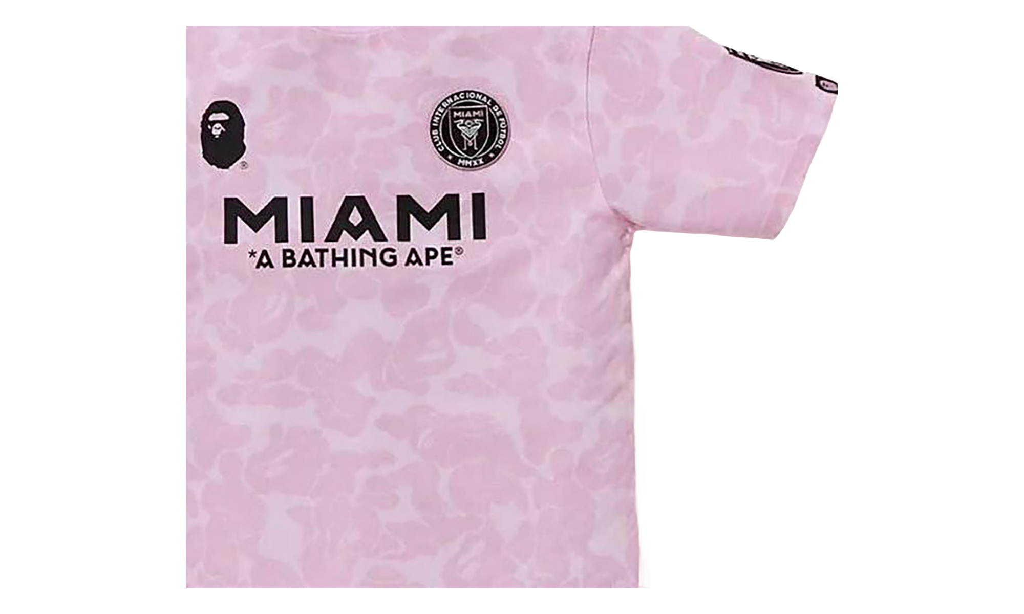 BAPE BAPE x Inter Miami CF Camo Tee Pink 1J72 109 902 PINK