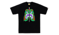 BAPE Color Camo Tiger T-Shirt Black / Green 1J30 110 057 BLK