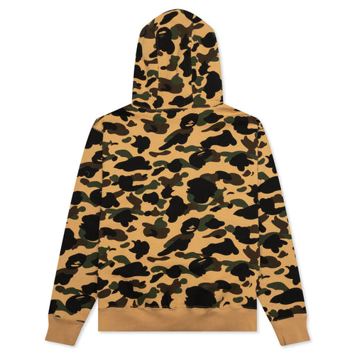 A BATHING APE 1st Camo Full Zip Hoodie - Yellow