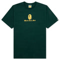 A BATHING APE Logo Tee - Green