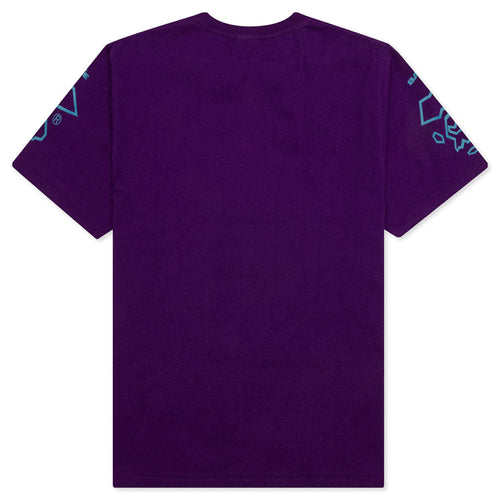 A BATHING APE Bape Football Tee - Purple