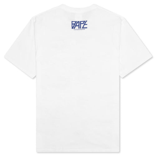 A BATHING APE Bape Logo Monogram Tee - White