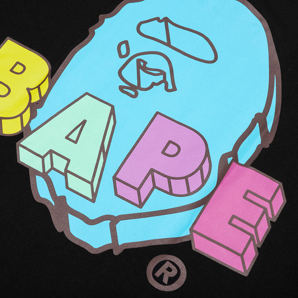 A BATHING APE Bape Popsicle Tee  - Black