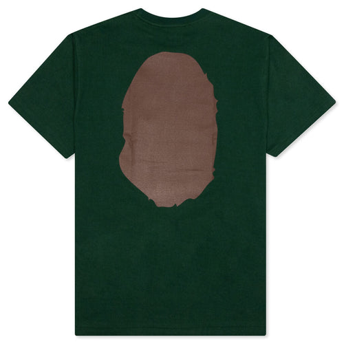 A BATHING APE Big Ape Head Tee - Green