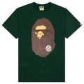 A BATHING APE Big Ape Head Tee - Green