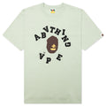 A BATHING APE Broken College Tee - Green