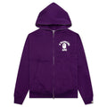 A BATHING APE College Relaxed Fit Full Zip Hoodie - Purple
