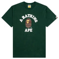 A BATHING APE College Tee - Green