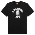 A BATHING APE Honeycomb Camo College Tee - Black/Grey