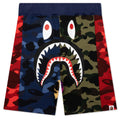 A BATHING APE Mix Camo Crazy Sweat Shorts - Multi