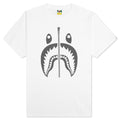 A BATHING APE Pigment Shark Tee - White